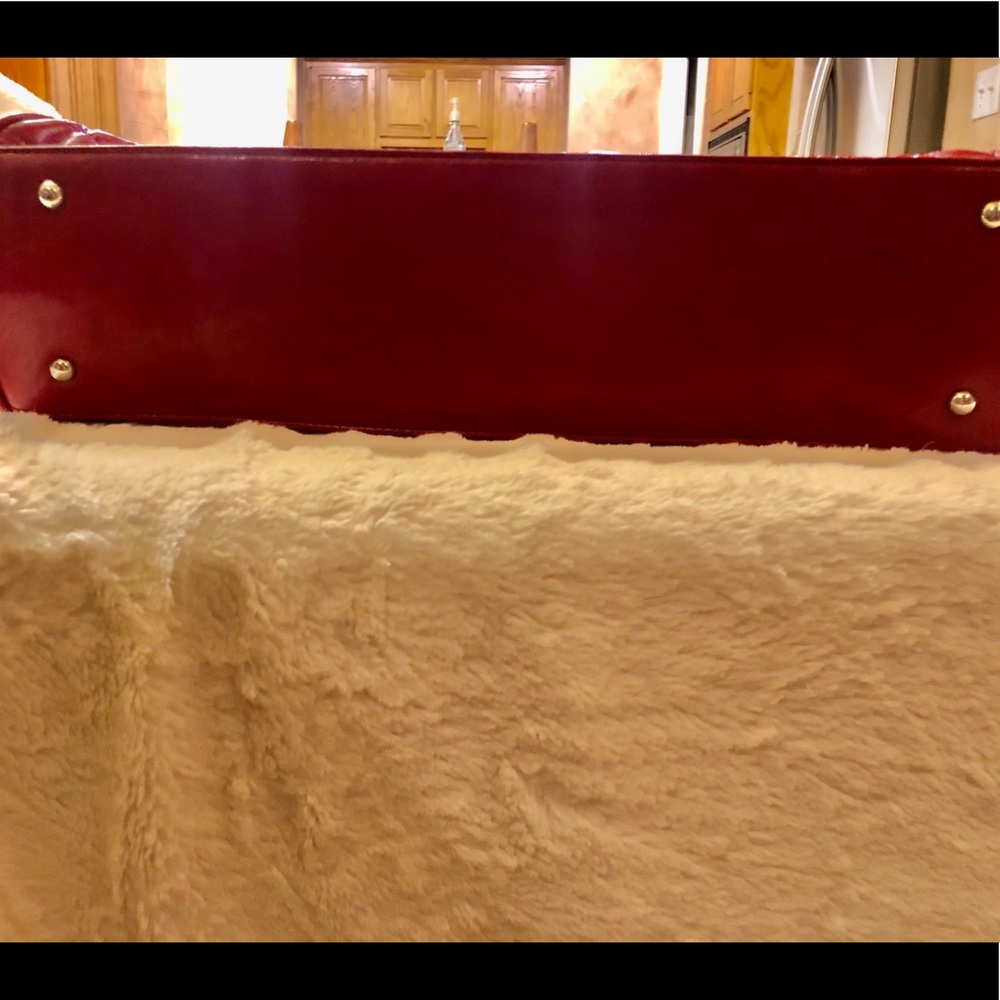 ✨S O L D✨  Nine West red leather handbag - Picture 5 of 8